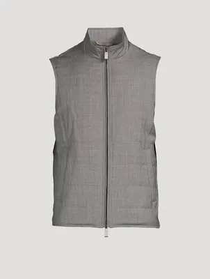 Wool Zip Vest