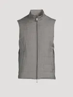 Wool Zip Vest