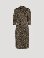 Edmee Print Midi Dress