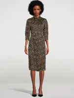 Edmee Print Midi Dress