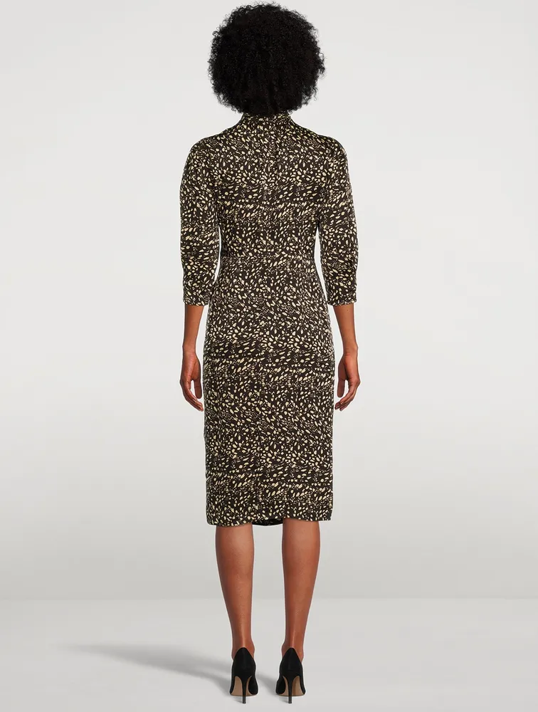 Edmee Print Midi Dress