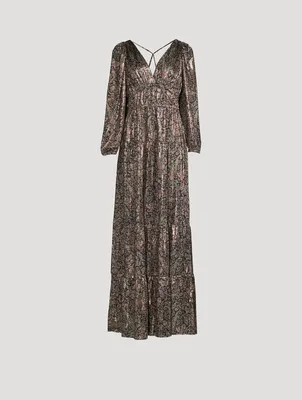 Glady Maxi Dress Paisley Print