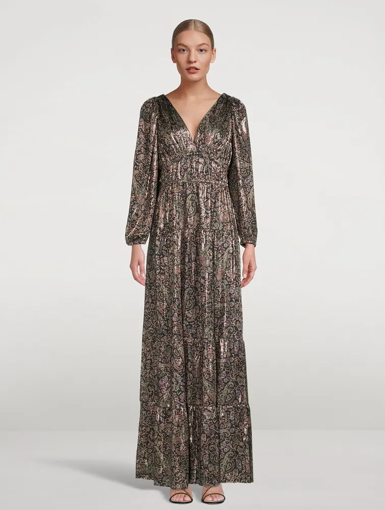 Glady Maxi Dress Paisley Print