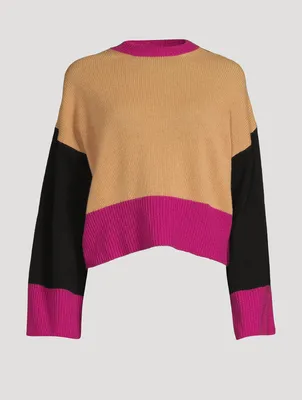 Colourblock Cashmere Sweater