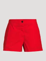 Cotton Canvas Shorts