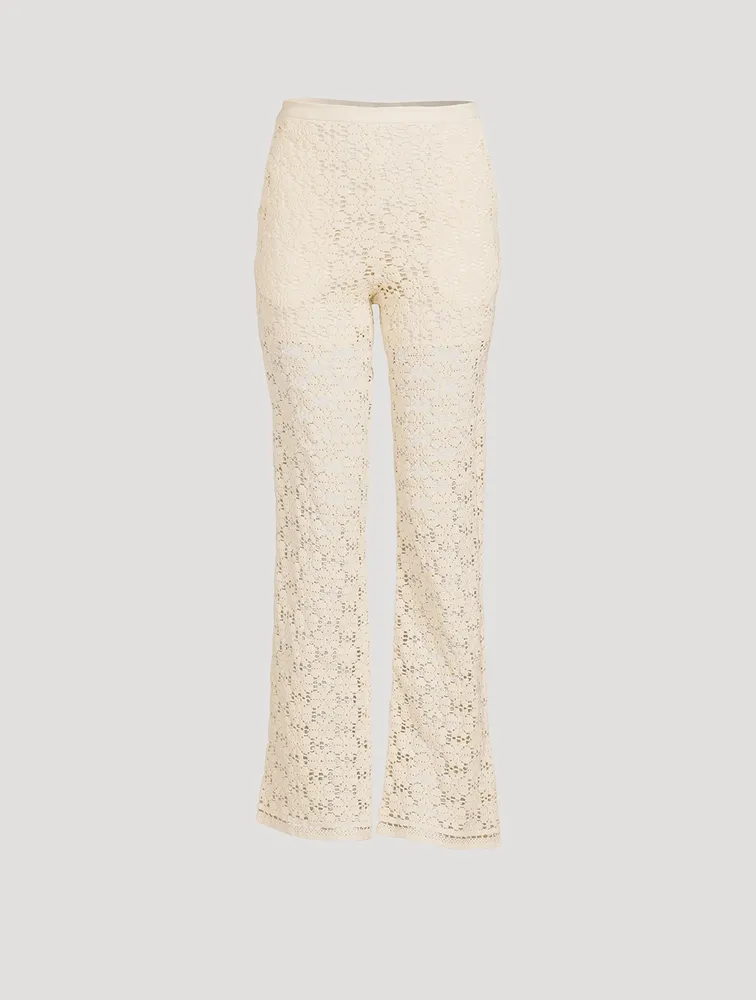 Crochet Flared Pants