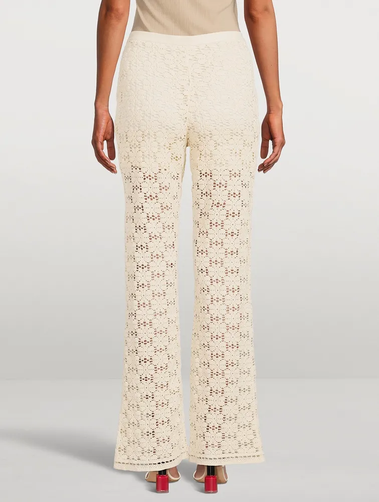 Crochet Flared Pants