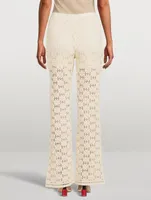 Crochet Flared Pants