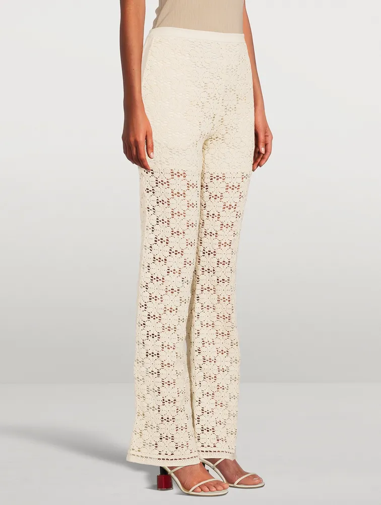 Crochet Flared Pants