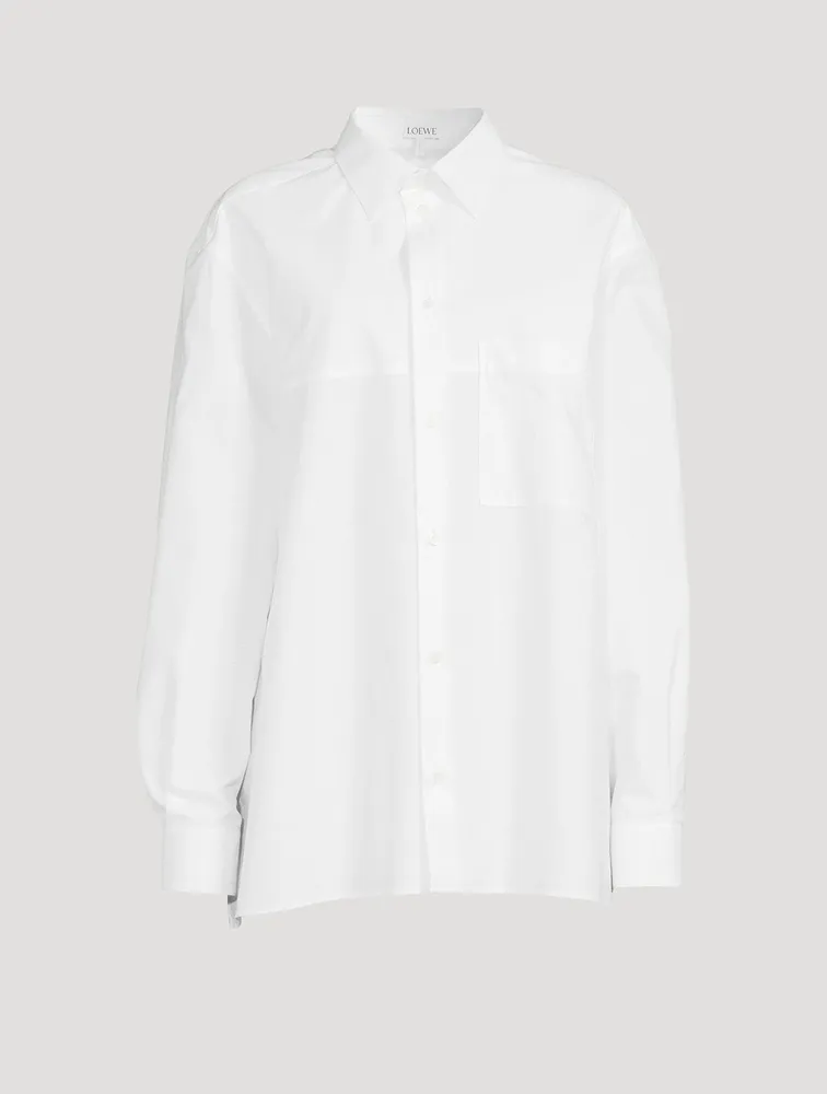 Cotton Anagram Jacquard Shirt