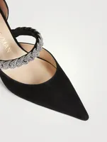 Addison Embellished Suede d'Orsay Pumps