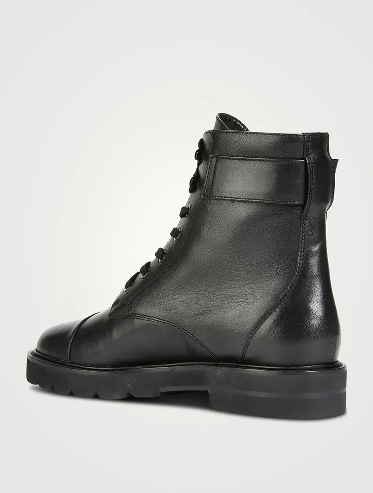 Piper Leather Combat Boots
