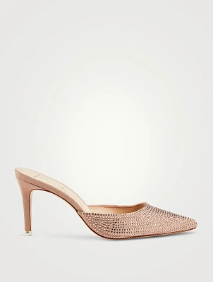 Reese Sequin Suede Mules