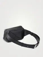 Small Puzzle Leather Belt Bag