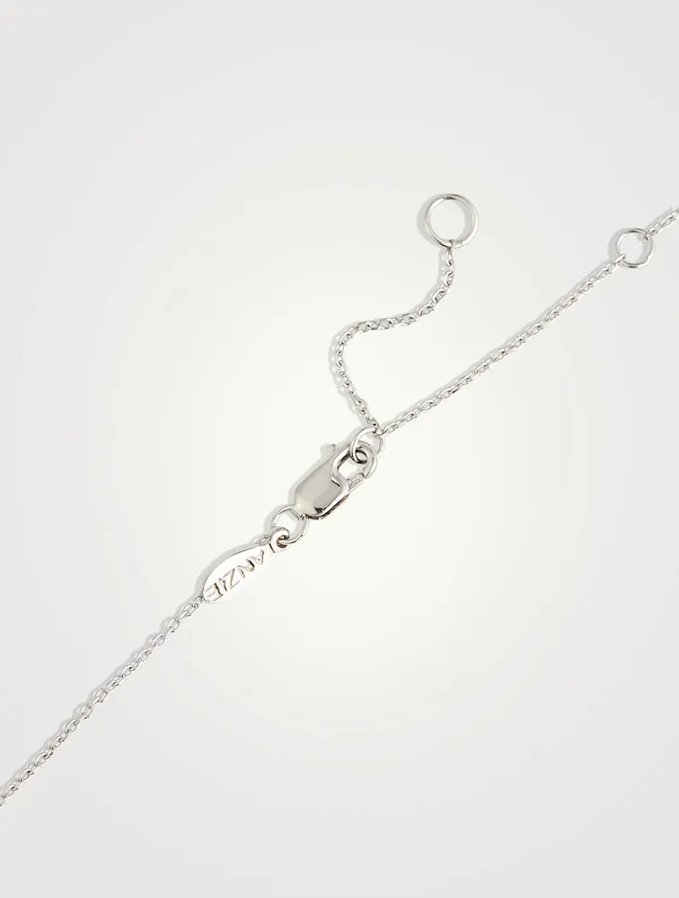 Love Letter 14K Gold Single Diamond A Necklace