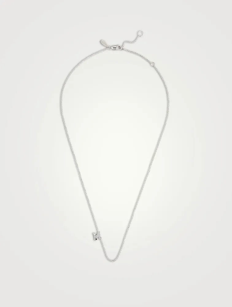 Love Letter 14K Gold Single Diamond Necklace