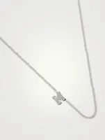 Love Letter 14K Gold Single Diamond Necklace