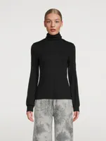 Essential Ribbed Turtleneck Top