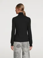 Essential Ribbed Turtleneck Top