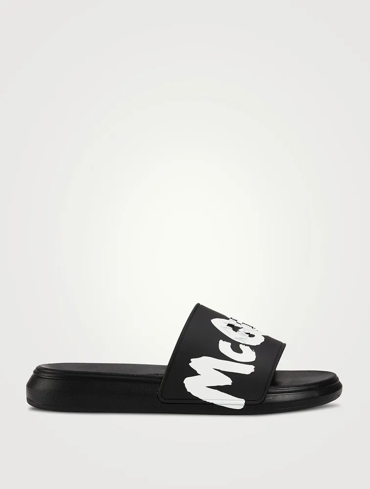 Graffiti Pool Slide Sandals