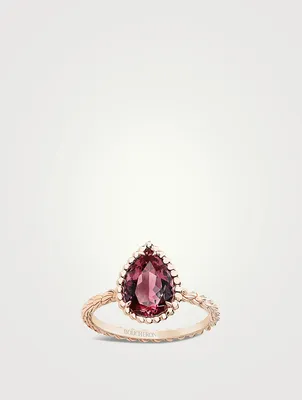 Serpent Bohème S Motif Ring With Rhodolite Garnet