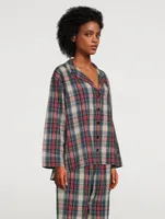 The Pajama Shirt Plaid Print