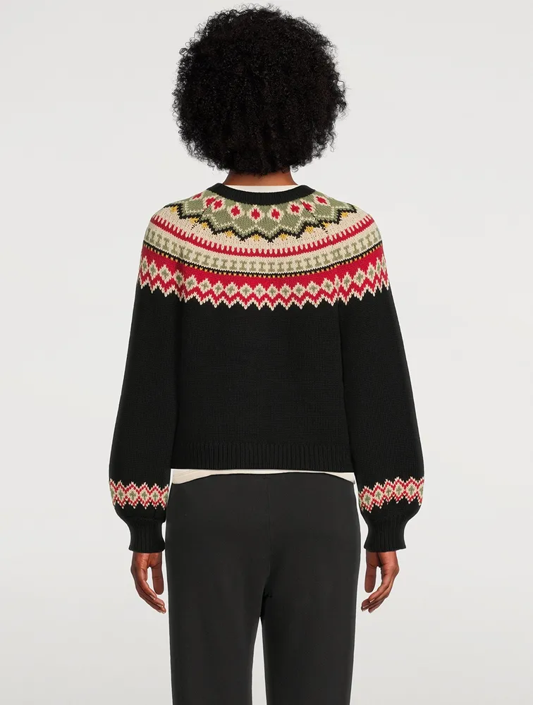 The Holiday Fairisle Sophomore Cardigan