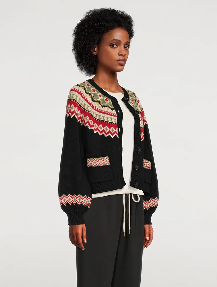 The Holiday Fairisle Sophomore Cardigan