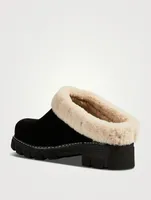 Always Shearling-Lined Suede Mules