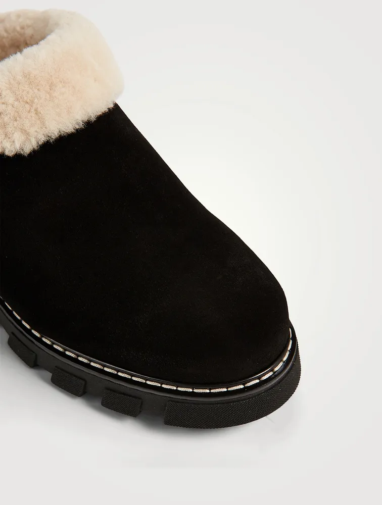 Always Shearling-Lined Suede Mules