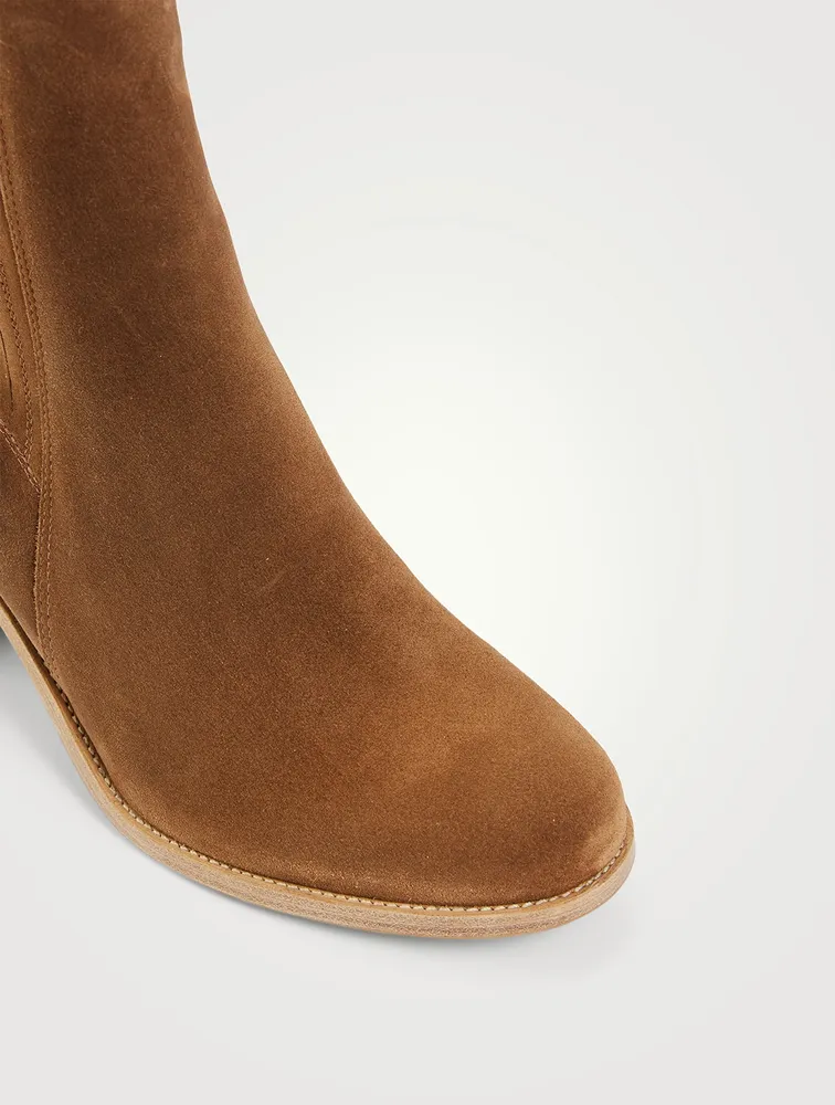 Paulie Heeled Suede Ankle Boots