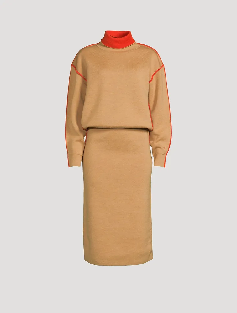 Turtleneck Sweater Dress