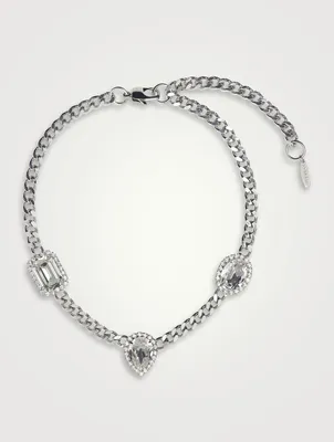 Chain Necklace With Crystal