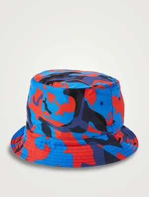 Nylon Bucket Hat Camo Print