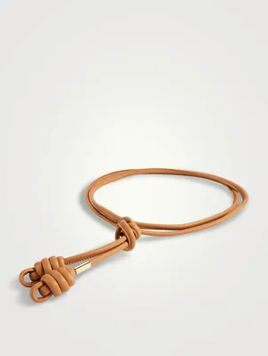 Flamenco Knotted Leather Belt