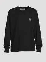 Cotton Logo Long-Sleeve T-Shirt