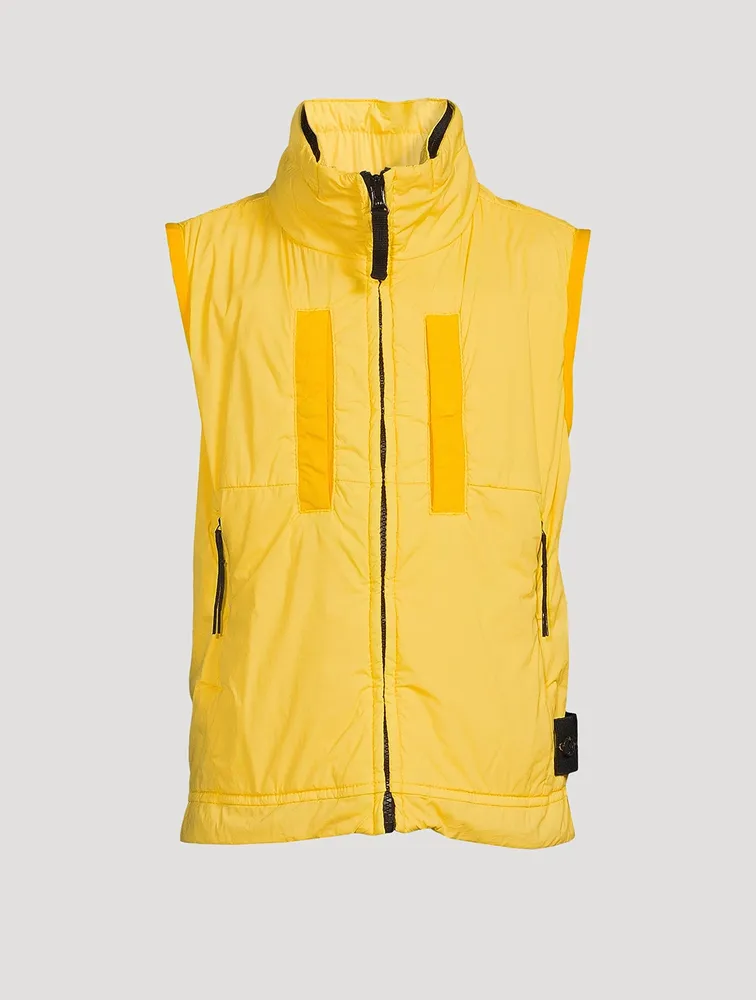 Stretch Nylon Canvas Zip Vest