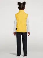 Stretch Nylon Canvas Zip Vest