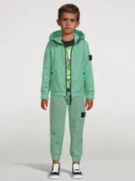 Nylon Zip Jacket With Hood