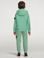 Nylon Zip Jacket With Hood