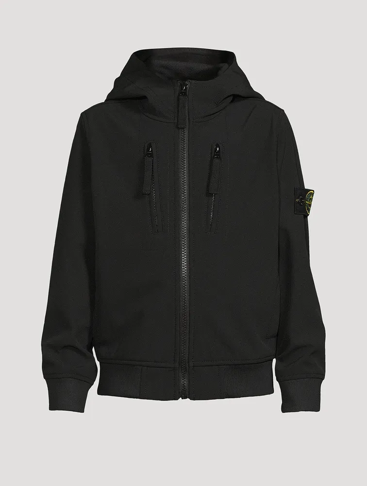 Soft Shell-R E.Dye Tech Jacket With Hood