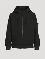 Soft Shell-R E.Dye Tech Jacket With Hood