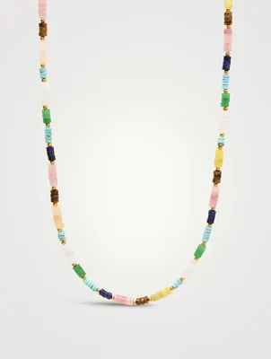 Multicolour Heishi Beaded Necklace