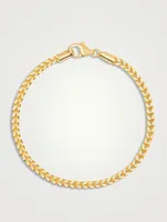 18K Gold Plated Square Chain Bracelet