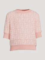 Kids Cotton Knitted Crop Top