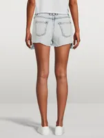 High-Waisted Denim Shorts