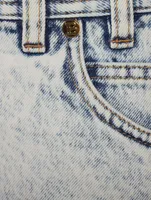 High-Waisted Denim Shorts