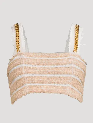 Tweed Crop Top