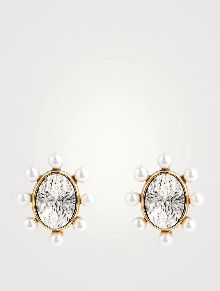 Crystal Stud Earrings