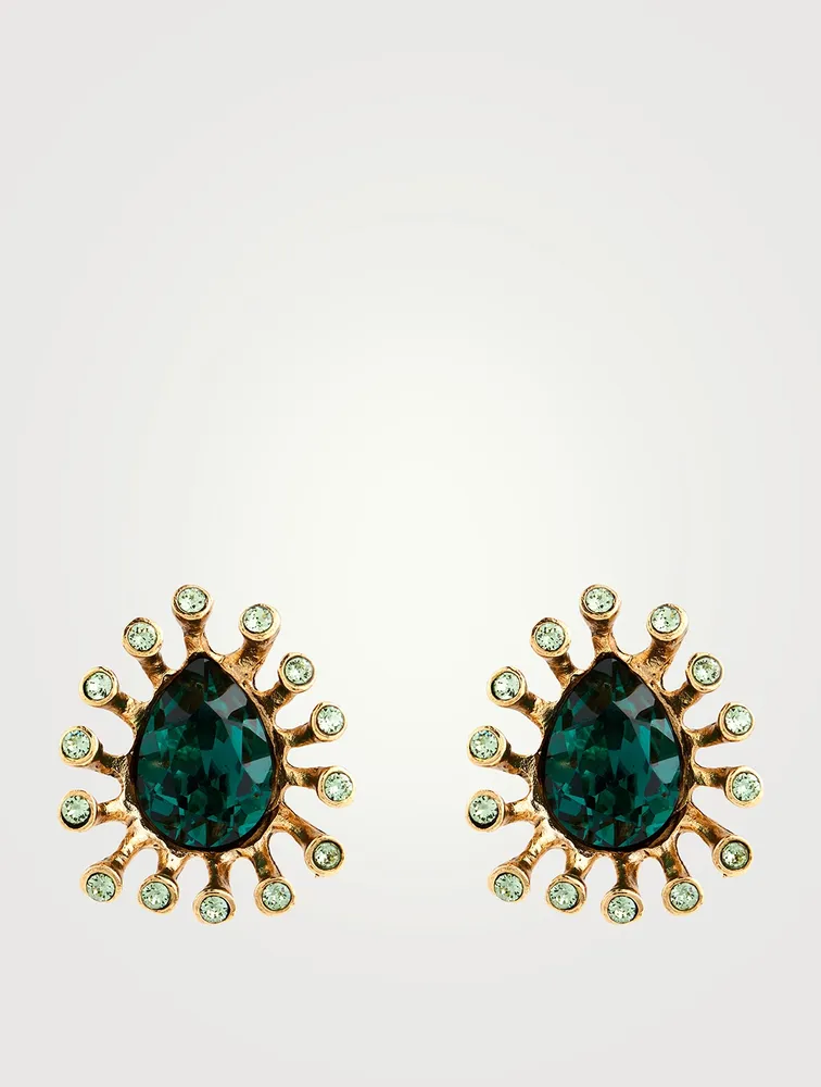 Urchin Crystal Earrings